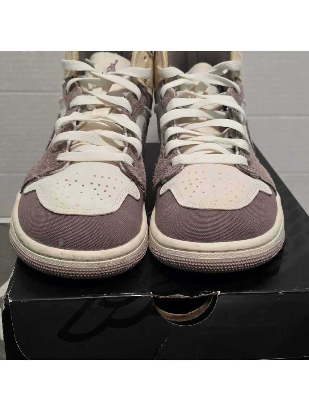 Air Jordan 1 Mid SE Craft Inside Out Taupe Haze Men's Size 7.5